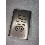 Conjunto Interruptor Quadruplo 2 Simples + 2 Paralelos + Tomada 10a Especial 4x2 - Aço Gold